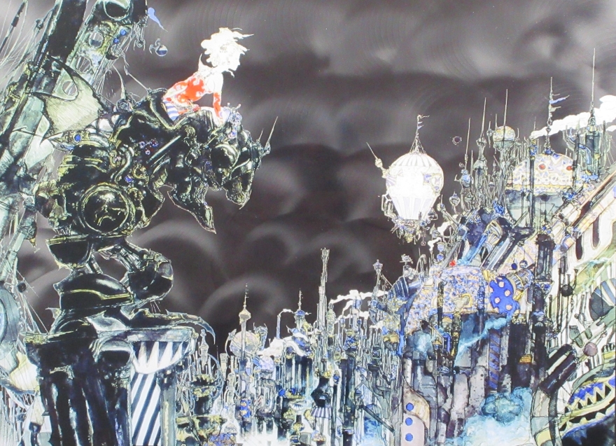 街 METAL BLACK | 天野喜孝 買取・作品 | インテリアアート