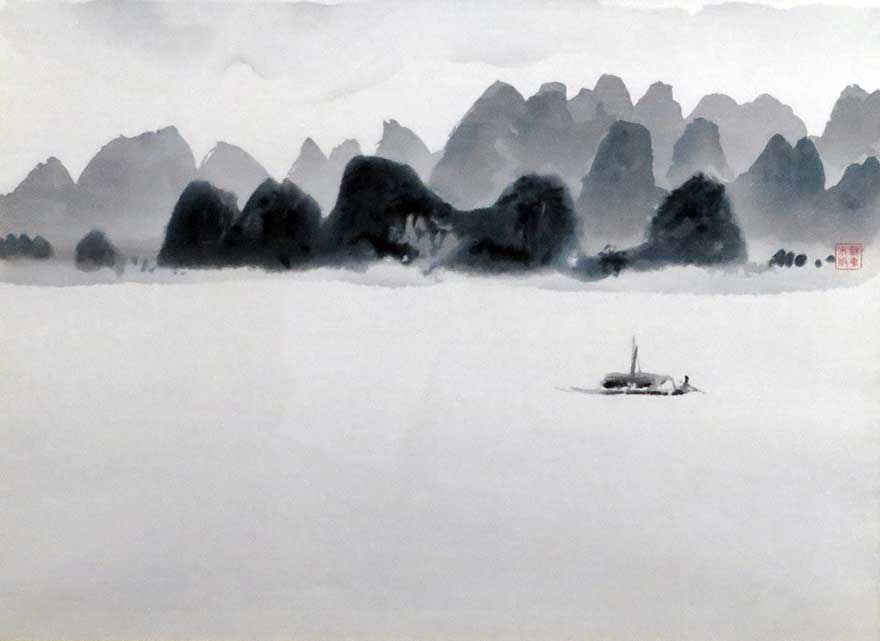 灕江千里 | 東山魁夷 買取・作品 | 日本画、絵画高額査定はアート買取協会