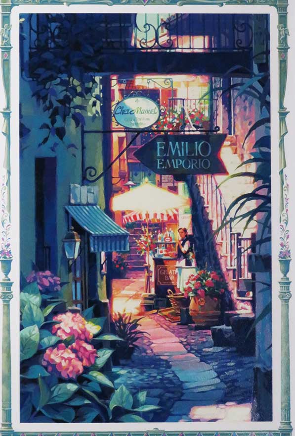ジェラテリア | 笹倉鉄平 買取・作品 | インテリアアート、絵画高額
