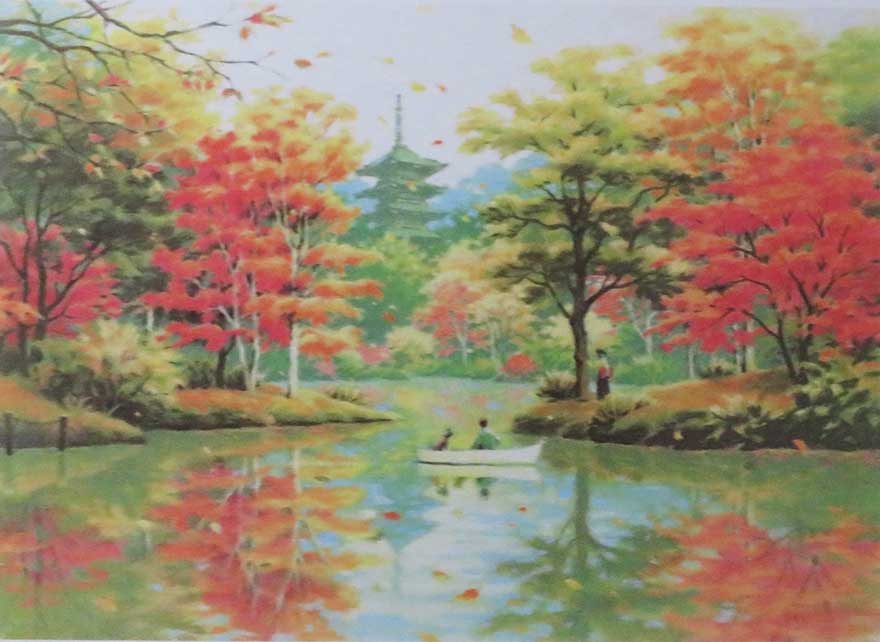 GINZA絵画館】送料無料！人気作家・笹倉鉄平 リトグラフ