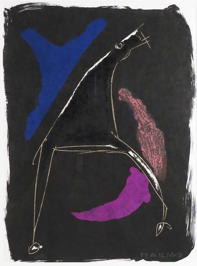 【真作保証】マリノ・マリーニ「Jongleure」銅版画 直筆サイン 版画 馬と騎手 | マリノ・マリーニ 買取・作品 | 洋画、絵画高額査定