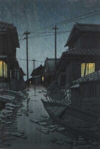 河原子の夜雨