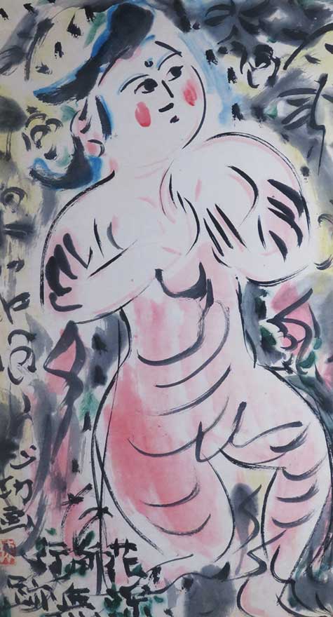 楝下妃の図 | 棟方志功 買取・作品 | 日本画、絵画高額査定はアート