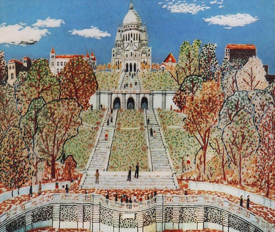 パリのサクレクール寺院 | 山下清 買取・作品 | 洋画、絵画高額査定は