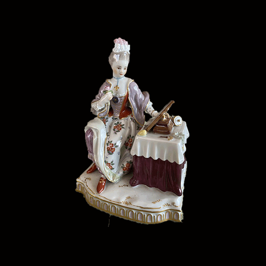 アンティーク 陶器の人形　骨董　西洋陶磁　　作家　骨董品 宋胡録人形 タイ古陶磁 骨董アンティーク - メルカリ