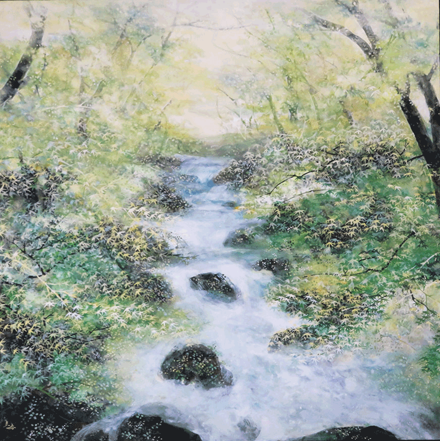 奥入瀬渓流 | 木村圭吾 買取・作品 | 日本画、絵画高額査定は