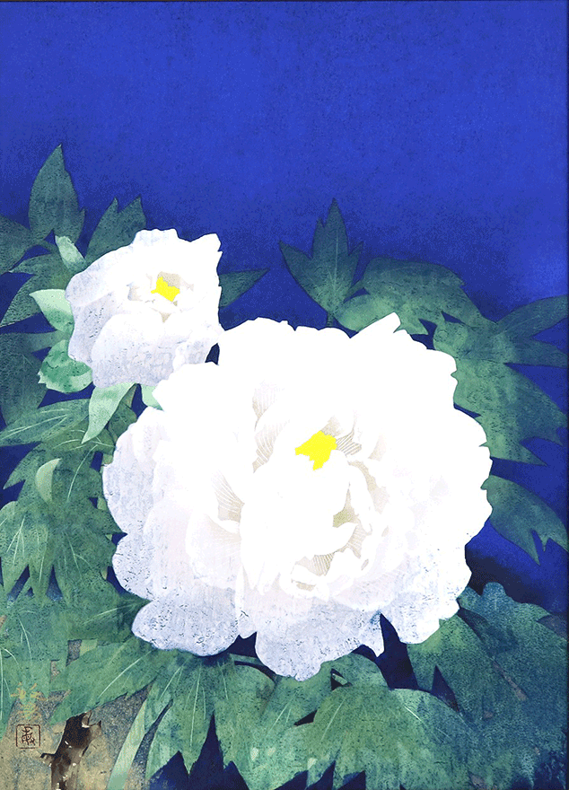 夜空牡丹 | 松尾敏男 買取・作品 | 日本画、絵画高額査定はアート買取協会