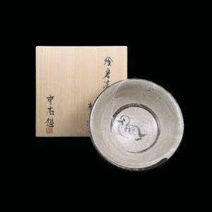 絵唐津 鳥紋鉢