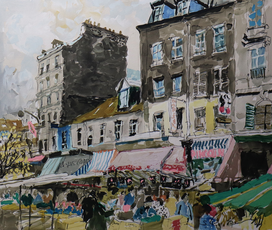 アリーグルの朝市 | 児玉幸雄 買取・作品 | 洋画、絵画高額査定