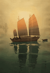 帆船朝（瀬戸内海集）