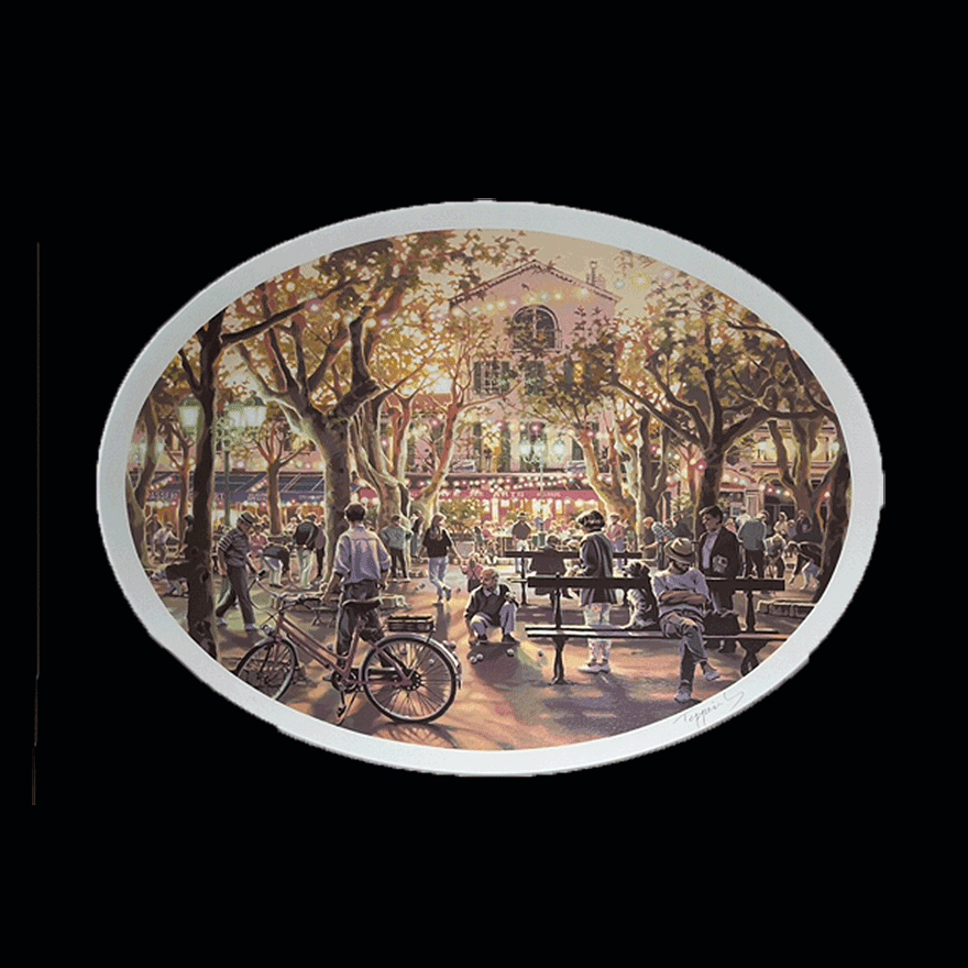 ペタンク | 笹倉鉄平 買取・作品 | インテリアアート、絵画高額査定は