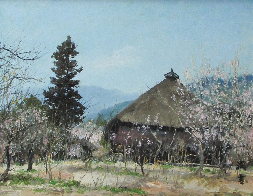 信濃路春麗 | 向井潤吉 買取・作品 | 洋画、絵画高額査定はアート買取協会