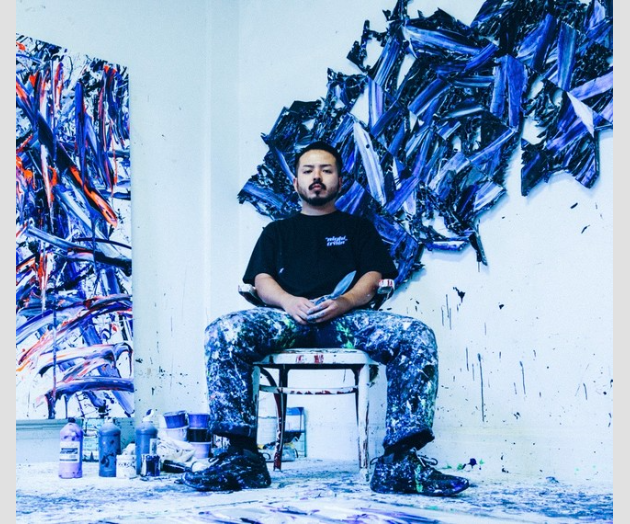 ダイナミックな筆跡で魅了する現代アーティスト　山口歴