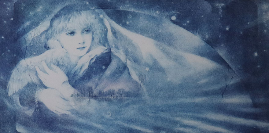 アート01／きたのじゅんこ 自選画集-豪華皮装版 リトグラフ 金の森銀