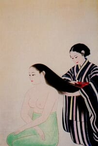 髪