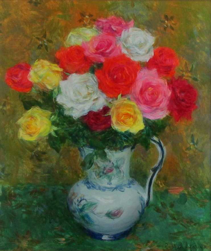 薔薇 | 中山忠彦 買取・作品 | 洋画、絵画高額査定はアート買取協会