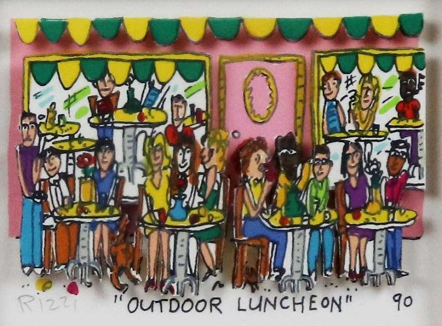 OUTDOOR LUNCHEON | ジェームス・リジィ 買取・作品 | インテリア