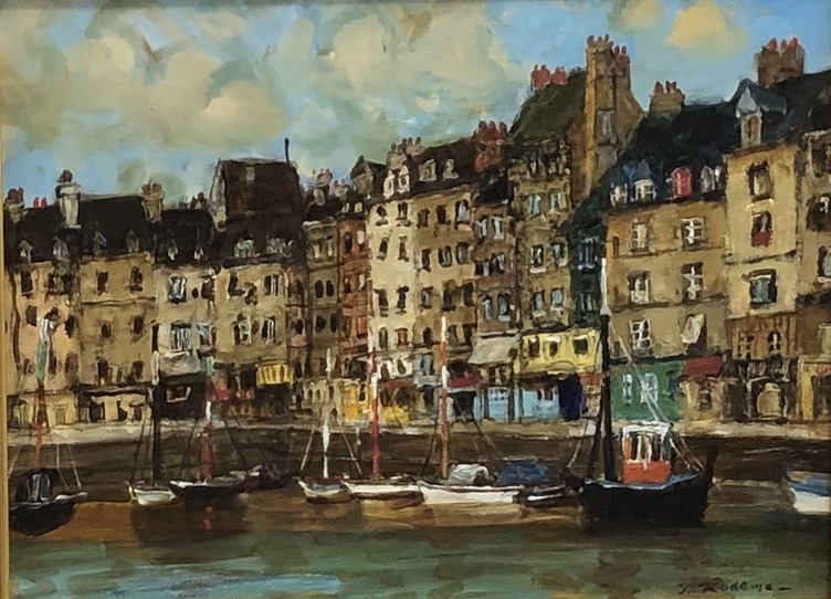 オンフルール港 | 児玉幸雄 買取・作品 | 洋画、絵画高額査定はアート
