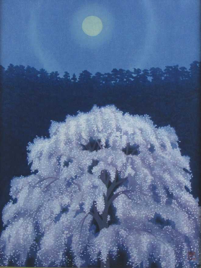 花明り：「京洛春秋 春夏三撰」より | 東山魁夷 買取・作品 | 日本画