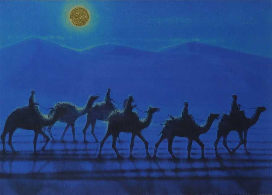 敦煌月光 | 平山郁夫 買取・作品 | 日本画、絵画高額査定はアート買取協会