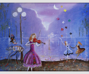 音楽が聞こえてくる絵画─織田広比古