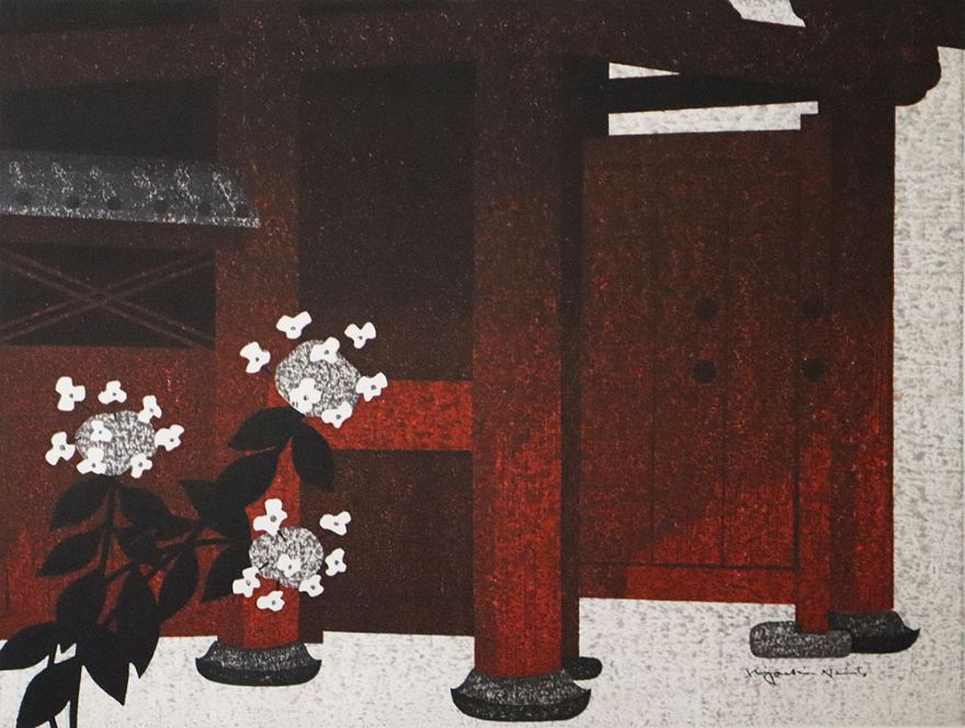 六月の鎌倉(G) | 斎藤清 買取・作品 | 洋画、絵画高額査定はアート買取協会