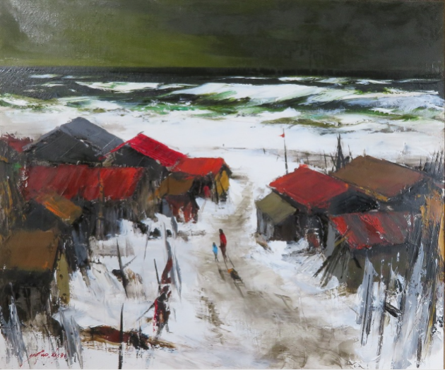 赤が浮かび上がる北国の海 ― 葛西四雄という存在