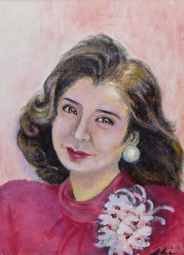 自画像 | 八代亜紀 買取・作品 | 洋画、絵画高額査定はアート買取協会